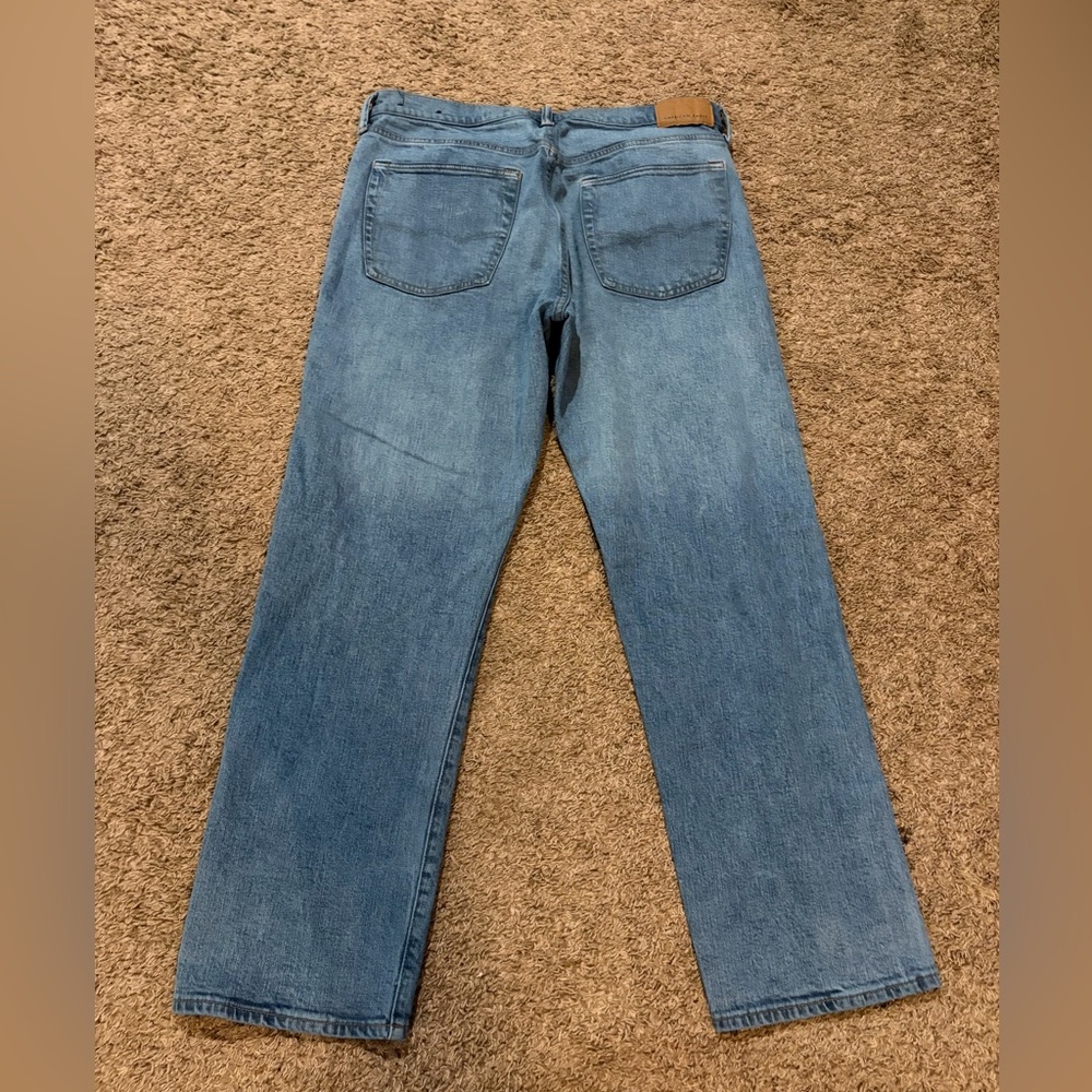 NWOT Men’s American Eagle Classic Straight Blue Jeans Size 33x30 - Picture 7 of 7